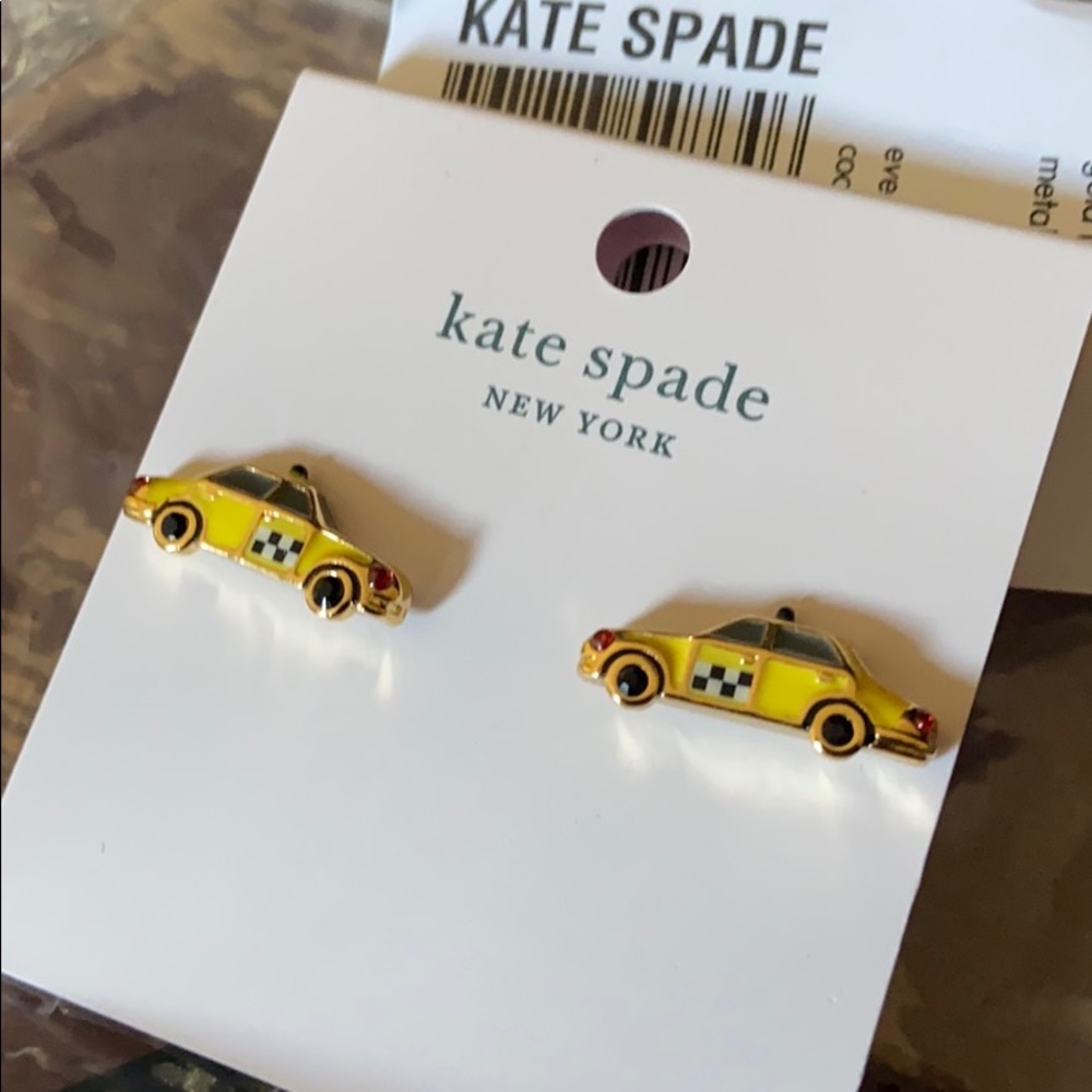 NWT authentic KSNY Taxi earrings